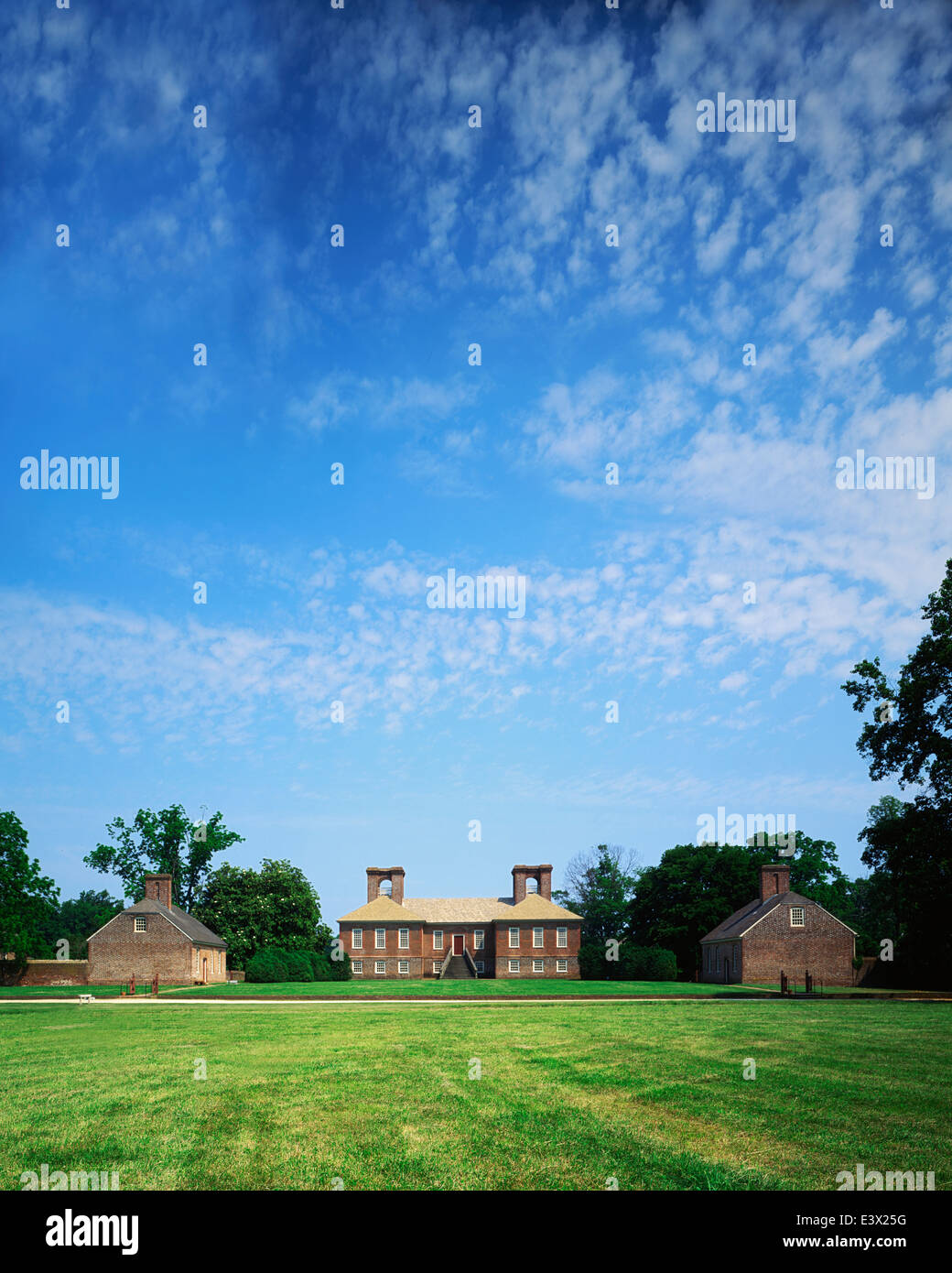 USA, Virginia, Westmoreland County, Stratford Hall Plantation, Birthplace of Robert E. Lee Stock Photo