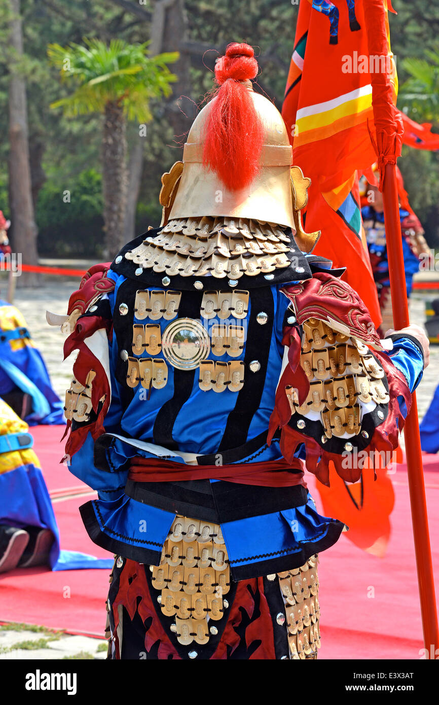 guard Ming Royal Sacrificial Performance Changling China Stock Photo ...