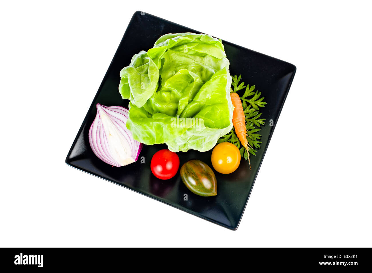 Various kinds vegetables are the basis of healthy eating Stock Photo