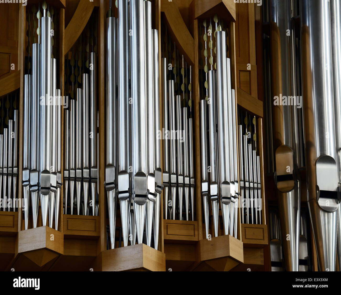 Organ musical instrument detail Stock Photo Alamy