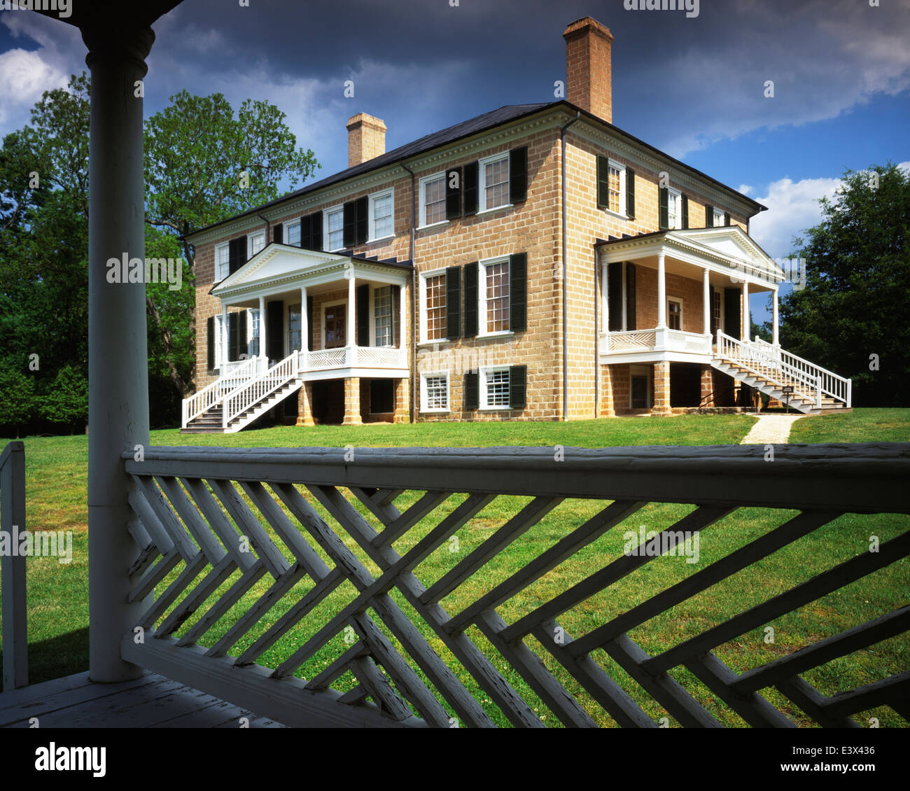 USA, Virginia, Mecklenburg County, Prestwould Plantation Stock Photo