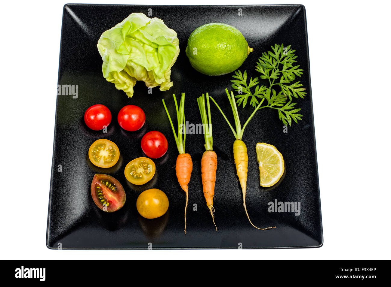 Various kinds vegetables are the basis of healthy eating Stock Photo