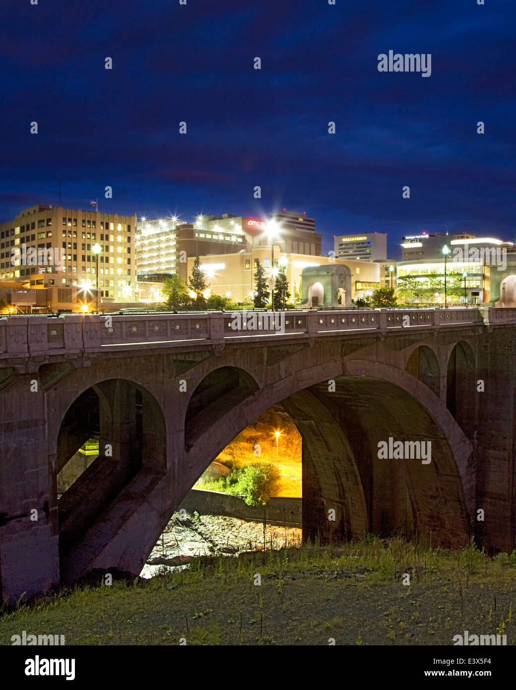 USA, Washington, Spokane, downtown Stock Photo Alamy