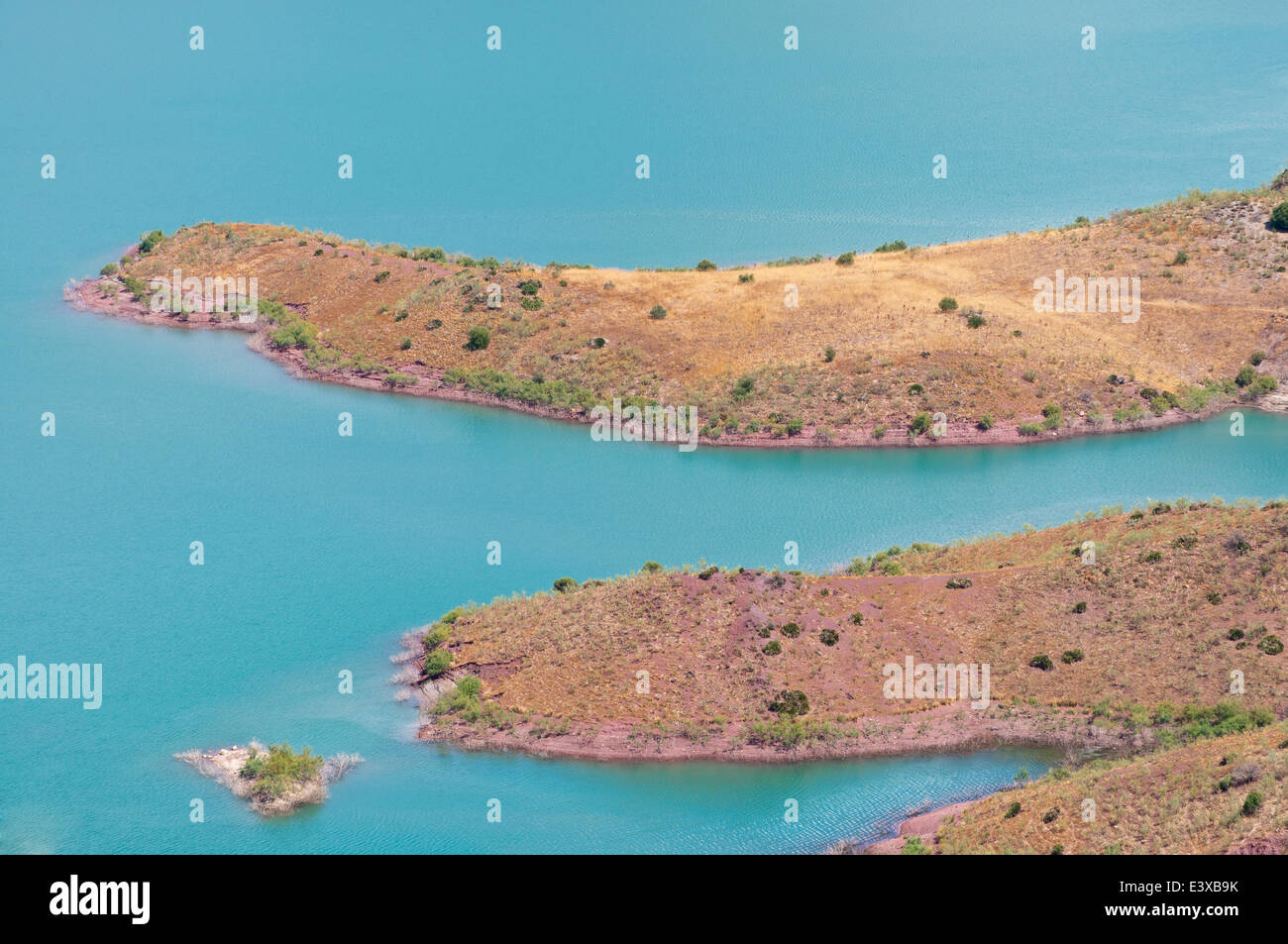 Views of Zahara – El Gastor Reservoir, from Zahara de la Sierra town ...