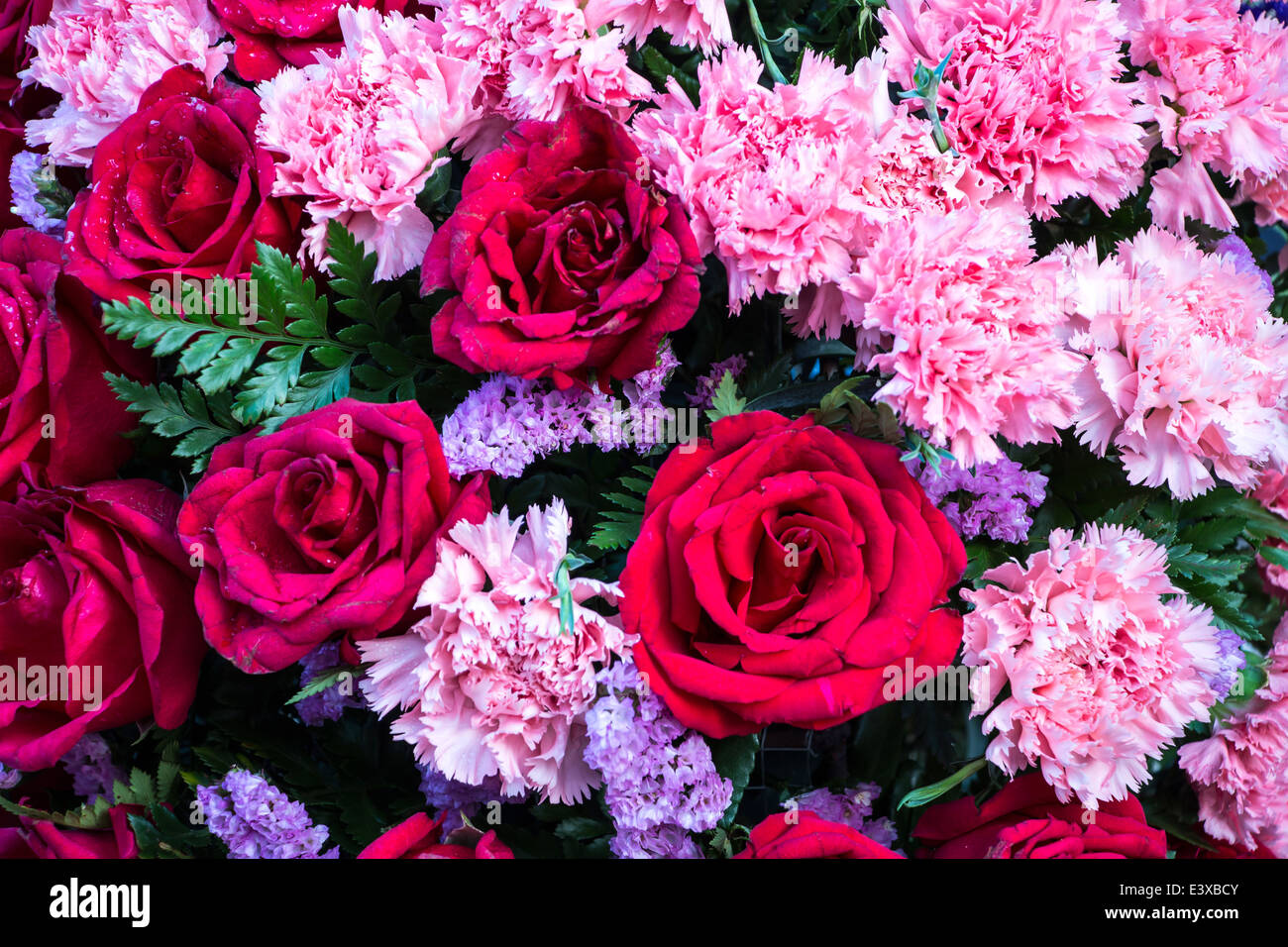 Mix flower pattern hi-res stock photography and images - Alamy