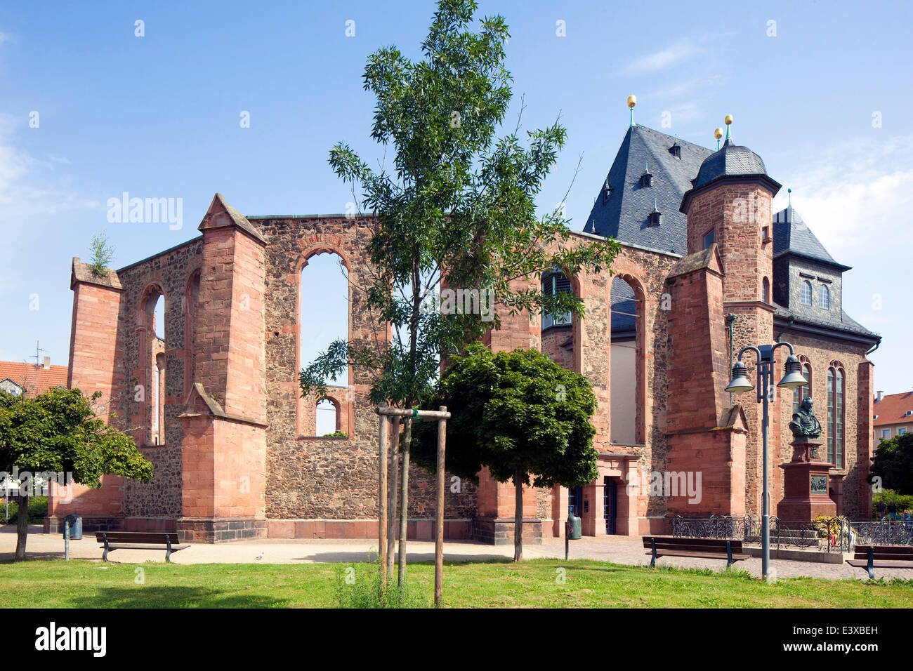 Walloon-Dutch Church, memorial, Hanau, Hesse, Germany Stock Photo