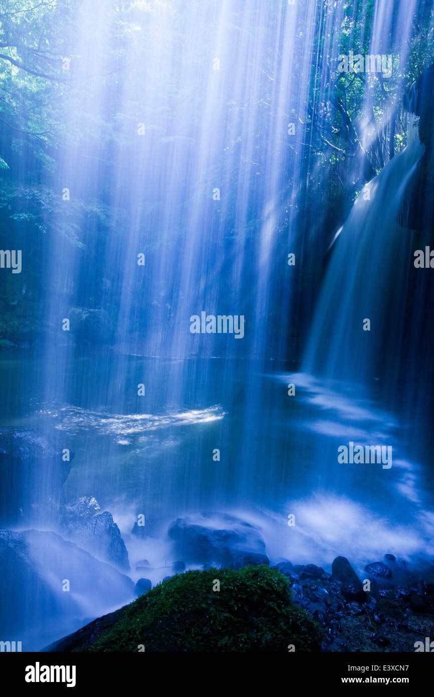 Kumamoto prefecture, japan waterfall hires stock photography and