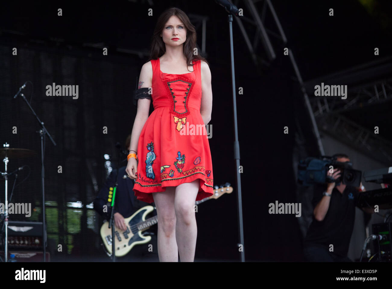 Westport House,Westport,Ireland,29th June 2014,Sophie Ellis Bexter plays live at the Westport Festival on 29th June Stock Photo