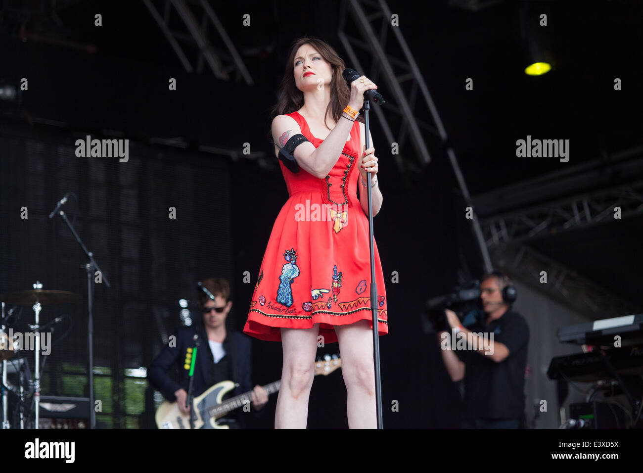 Westport House,Westport,Ireland,29th June 2014,Sophie Ellis Bexter plays live at the Westport Festival on 29th June Stock Photo