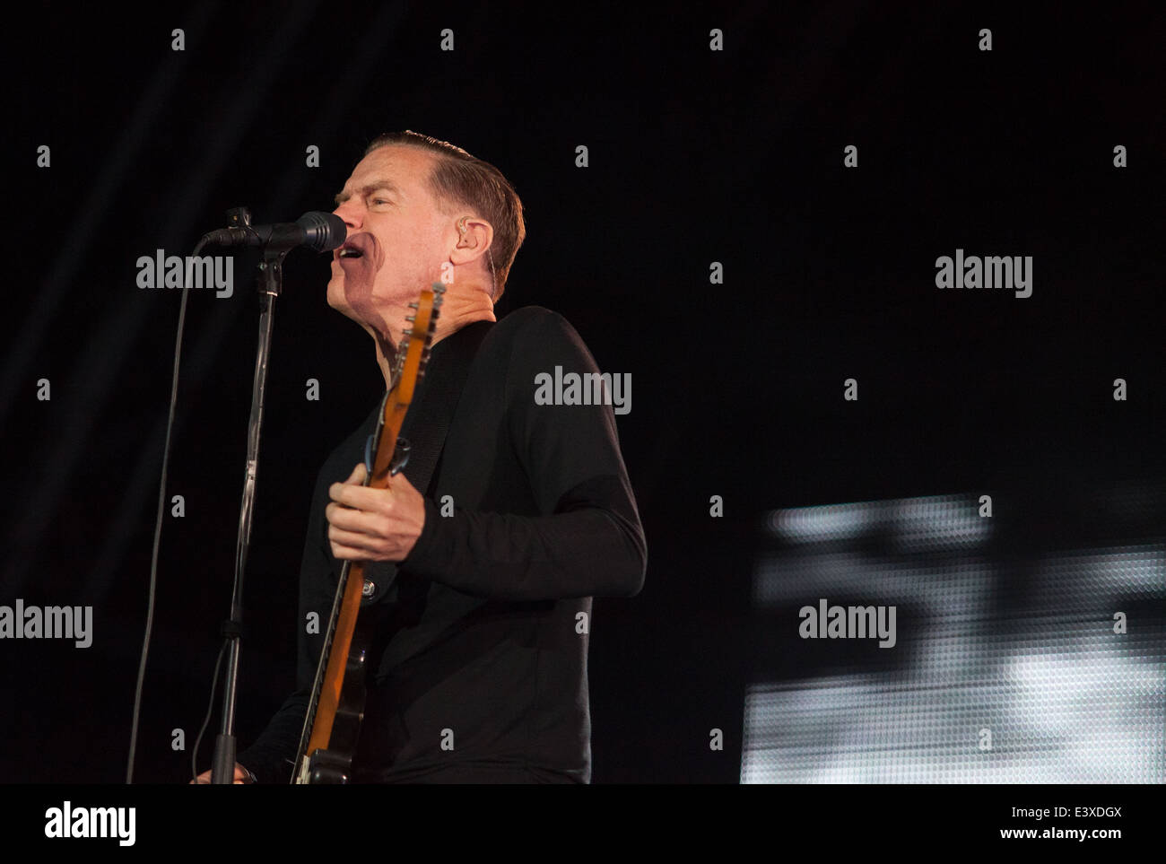 Westport House,Westport,Ireland,29th June 2014,Bryan Adams performs live at the Westport Festival on 28th June Stock Photo