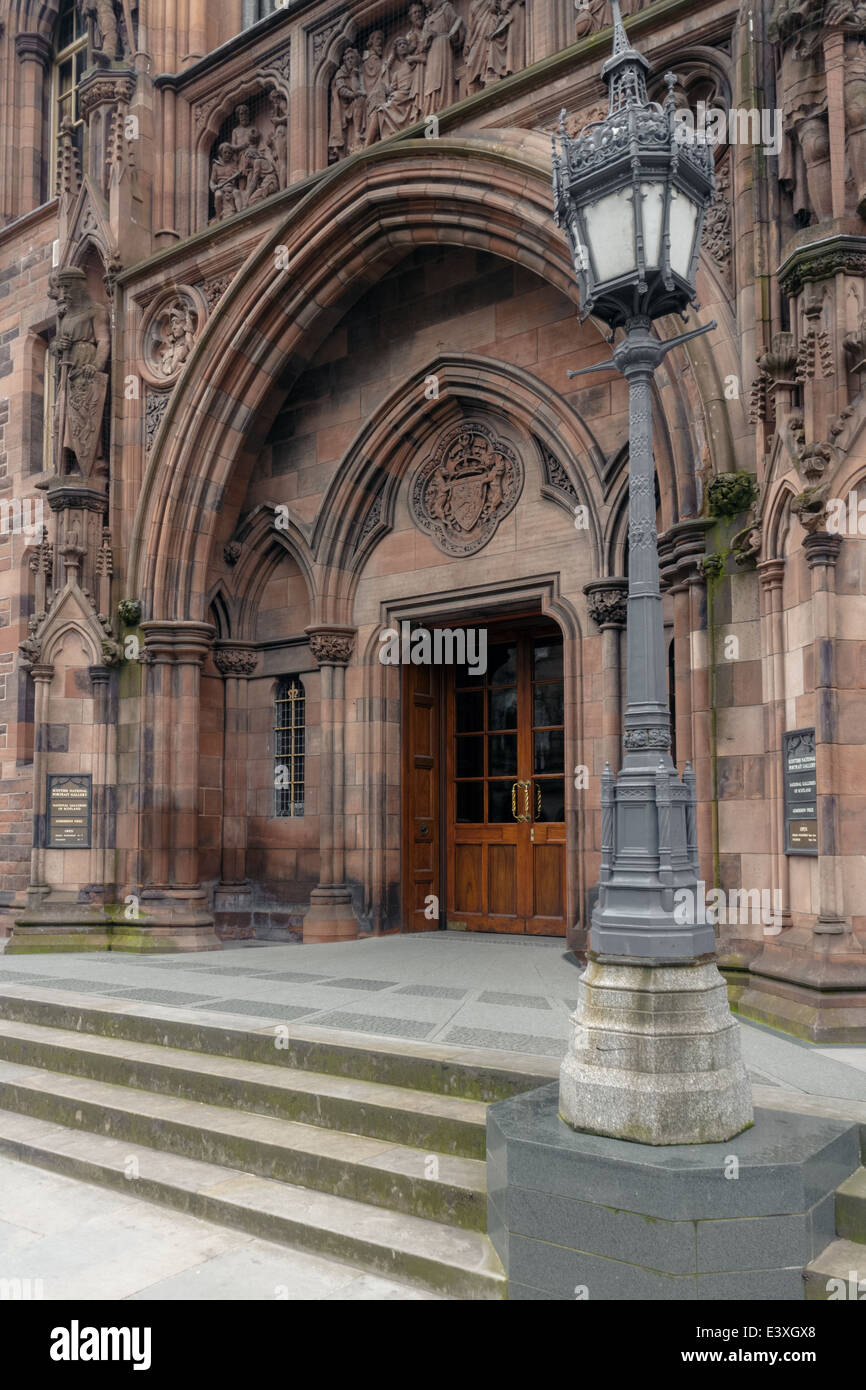 Main entrance to the Scottish National Portrait Gallery on Queen Street, Edinburgh Stock Photo