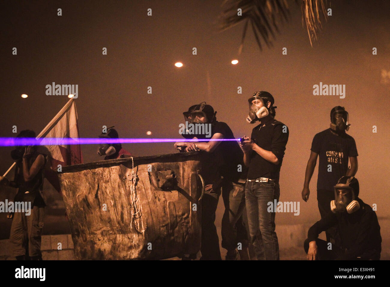 Abu Saiba, Bahrain. 1st July, 2014. Bahrain, Abu Saiba clashes in Abu