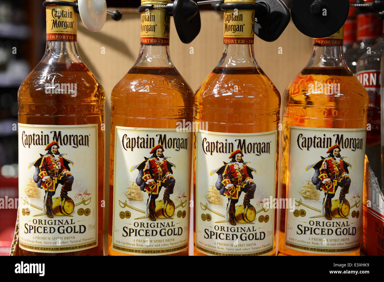 Captain Morgan's Original Spiced Gold Stock Photo - Alamy