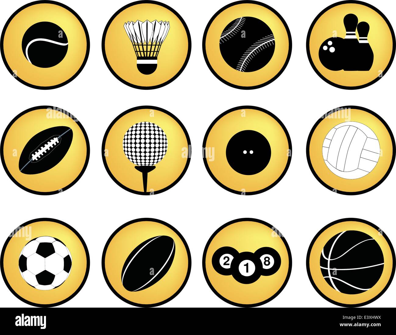 Sports World Stock Vector Images - Alamy