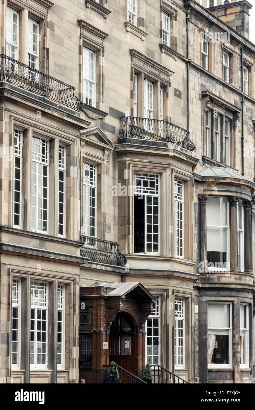 architecture of Edinburgh's New Town, Rothesay Terrace Stock