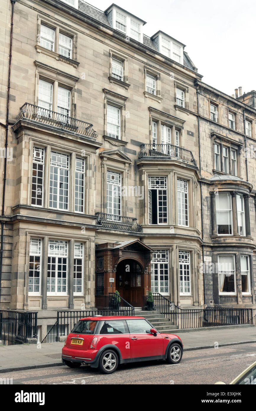 archtecture of Edinburgh's New Town, Rothesay Terrace Stock