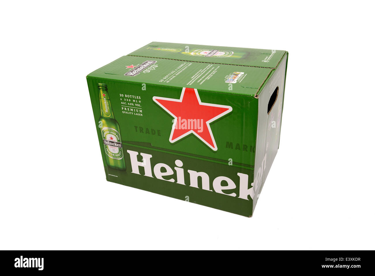 Heineken Lager Beer Stock Photo