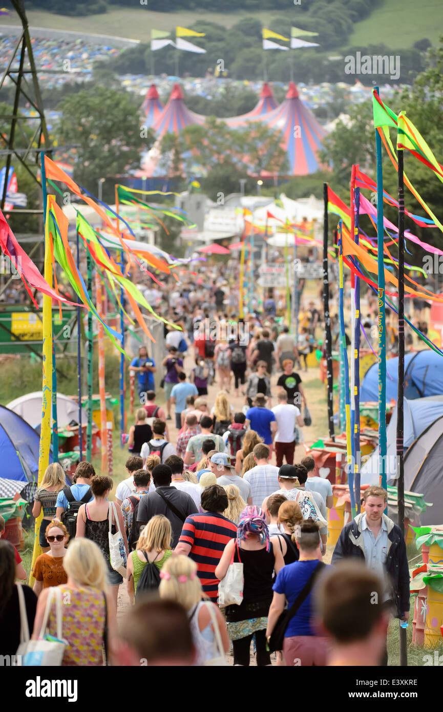 Glastonbury music hires stock photography and images Alamy