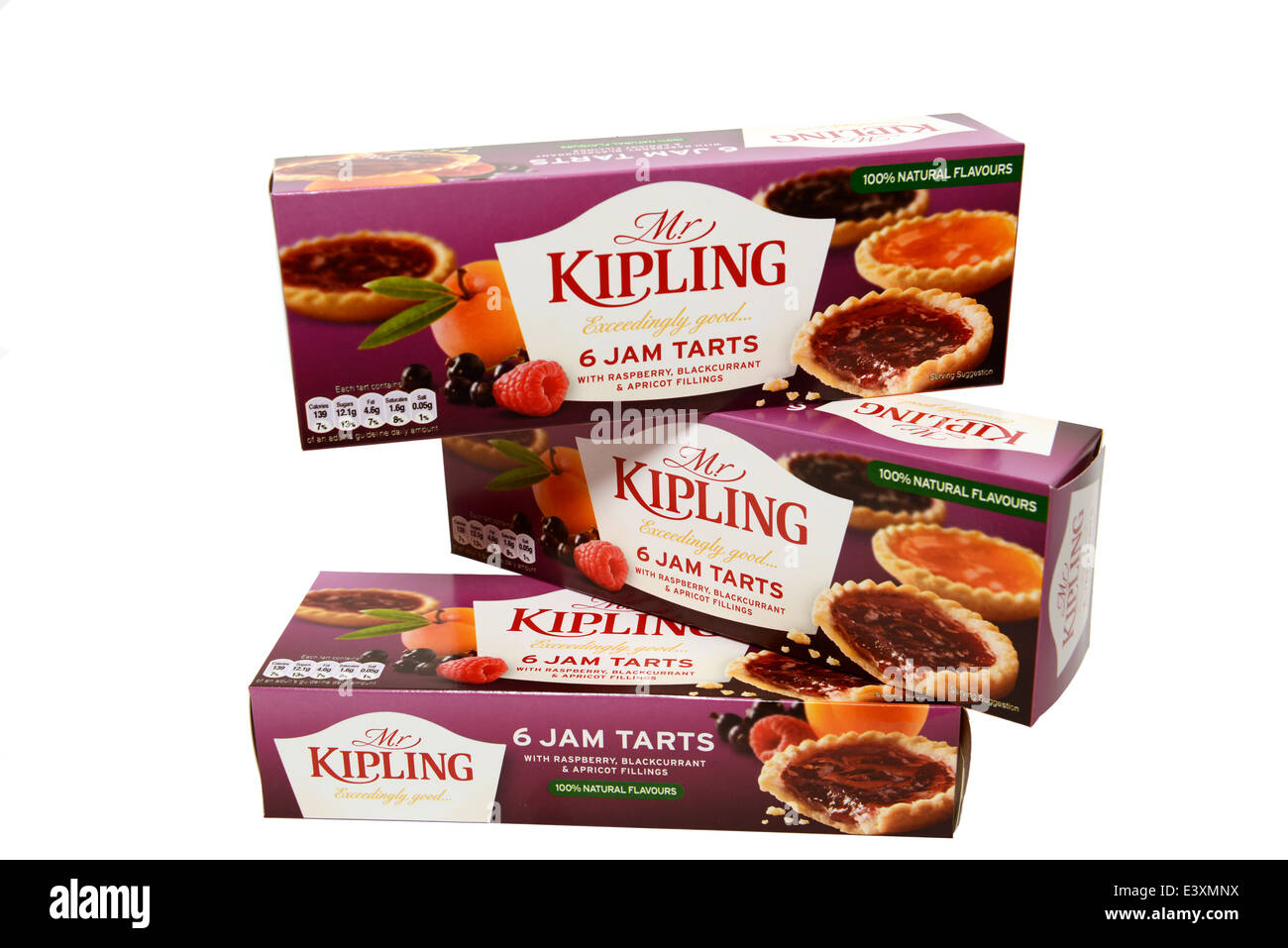 Mr Kipling Jam Tarts Stock Photo