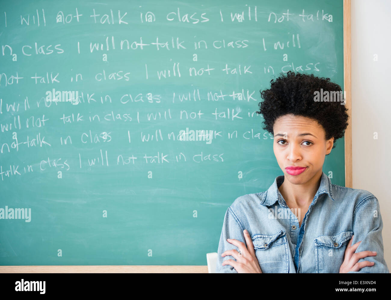 Writing black woman in hi res stock photography and images Alamy