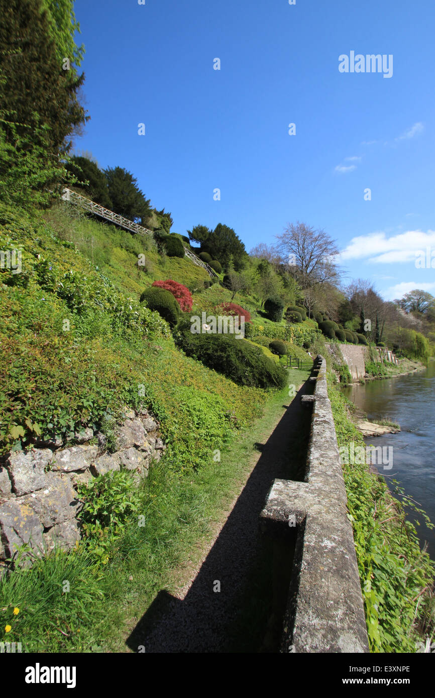 The Weir Garden Stock Photo - Alamy