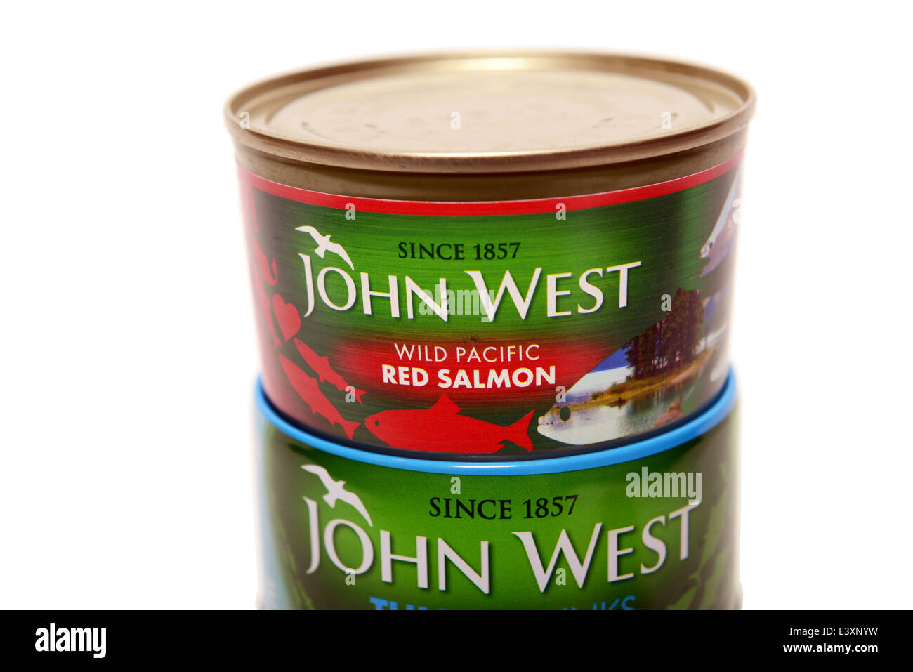 John West Red Salmon Stock Photo Alamy