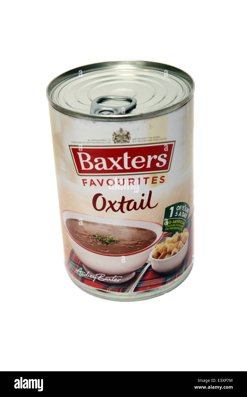 Baxters Oxtail Soup Stock Photo
