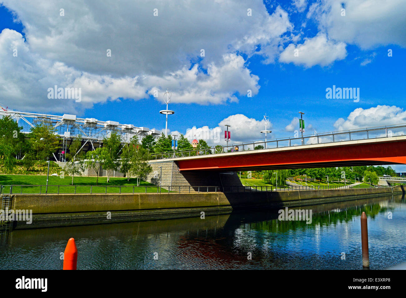 The Olympic Stadium at the Queen Elizabeth Olympic Park, Stratford, London, England, United Kingdom Stock Photo