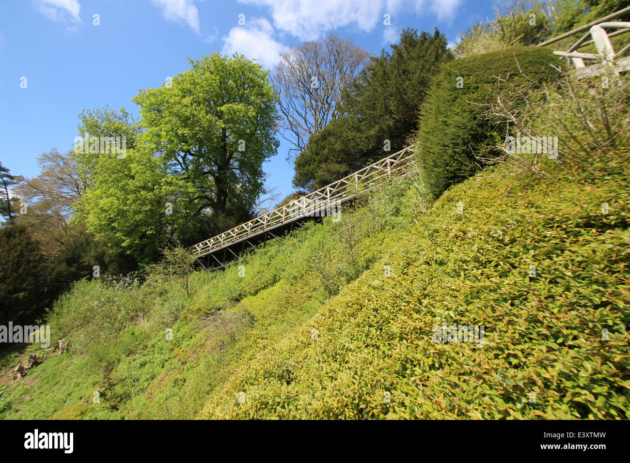 The Weir Garden Stock Photo - Alamy