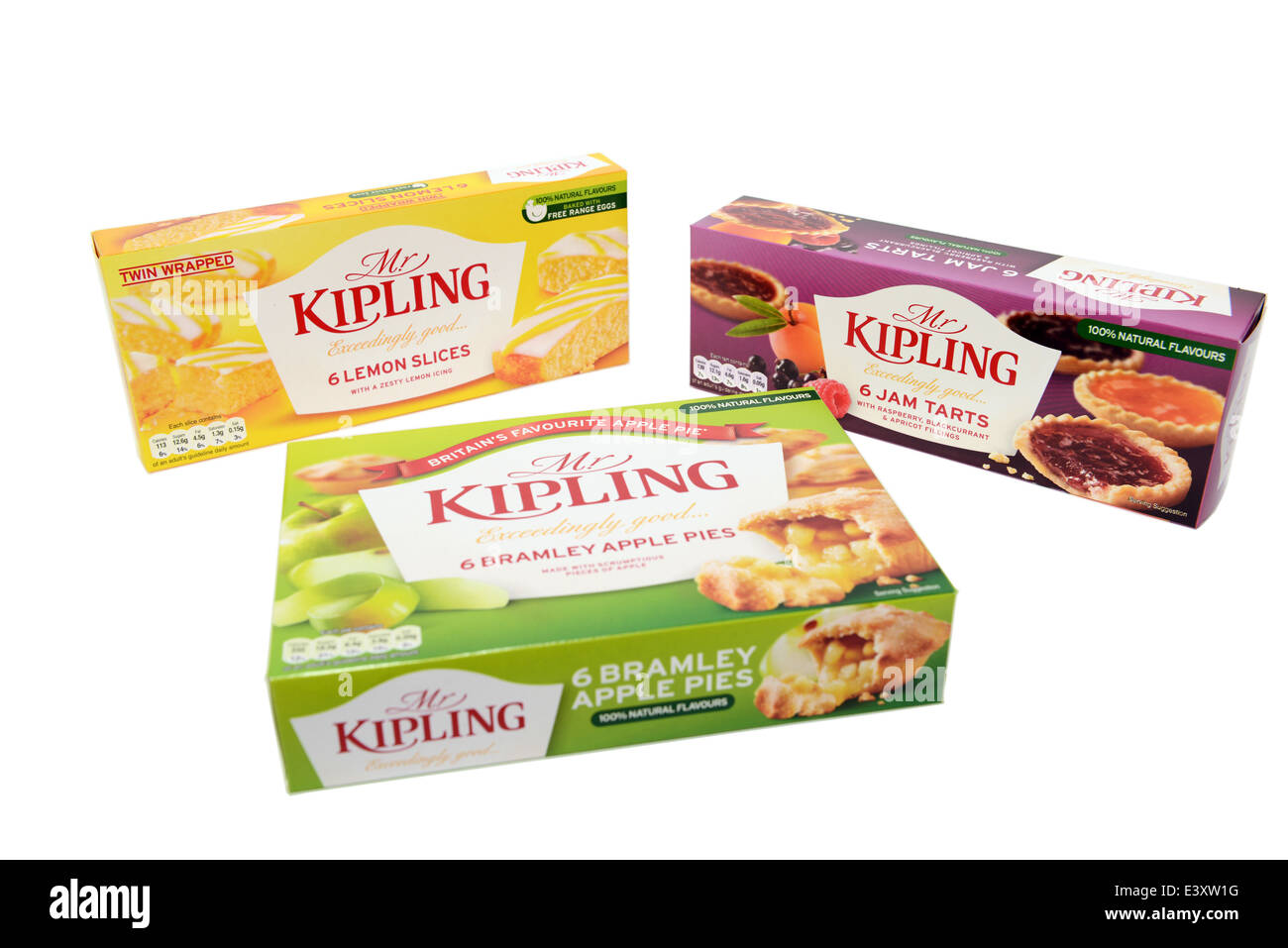 Mr Kipling Cakes Stock Photo