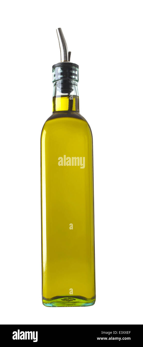 Bottle of olive oil Stock Photo