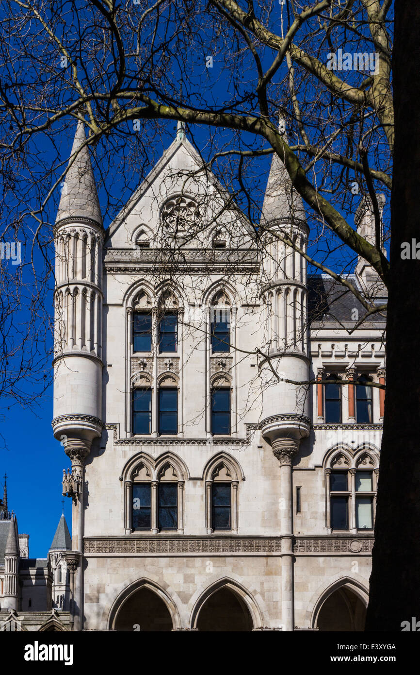 Royal courts of Justice-London Stock Photo