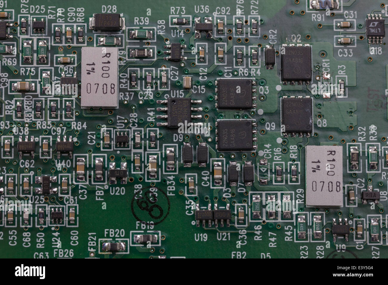 Printed circuit board Stock Photo