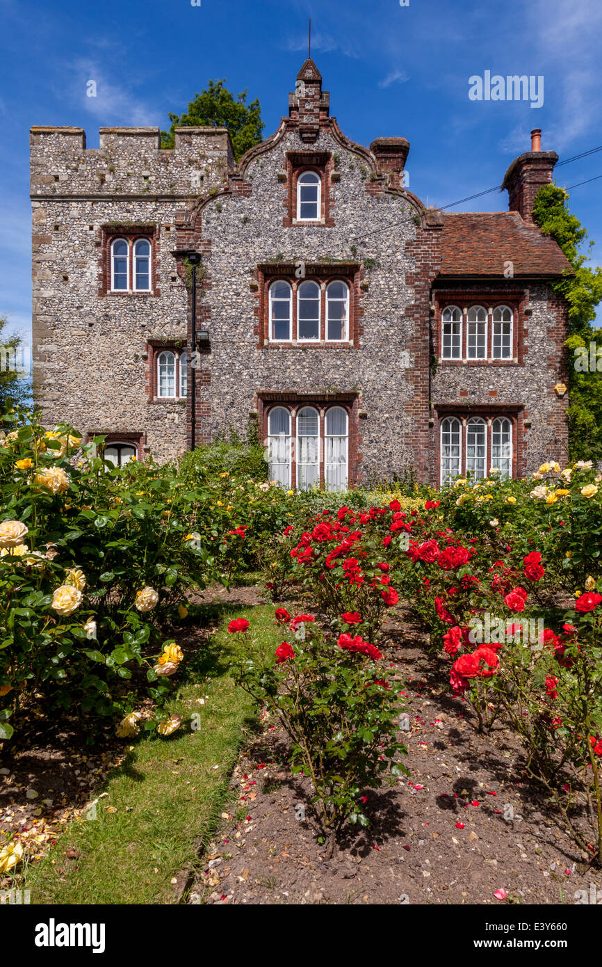 Tower House And Westgate Gardens, Canterbury, Kent, Uk Stock Photo Alamy