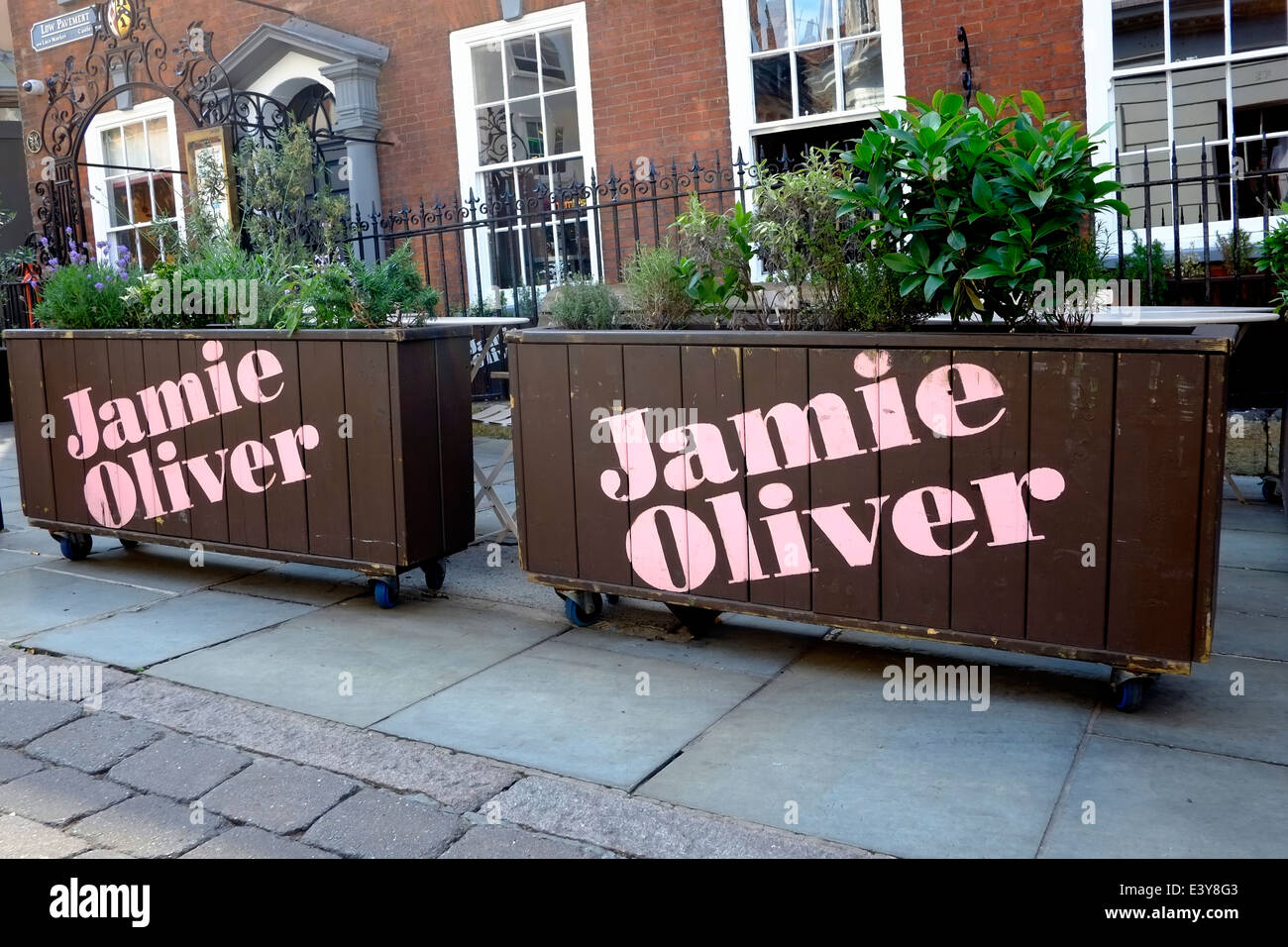A Jamie Oliver Italian Restaurant Nottingham England UK Stock Photo