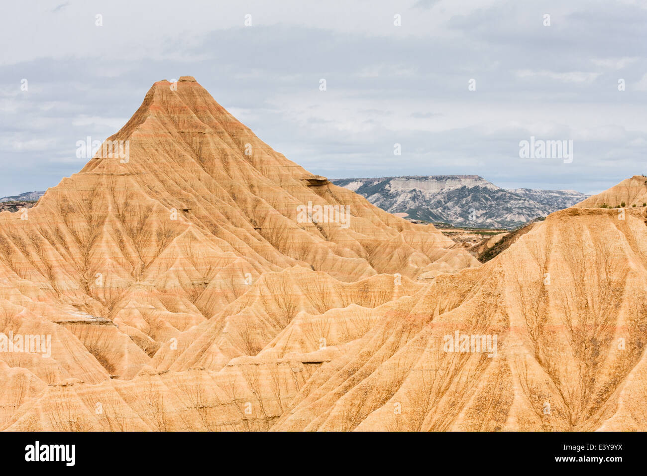 Mountains of Bardenas Reales, Navarra Stock Photo - Alamy