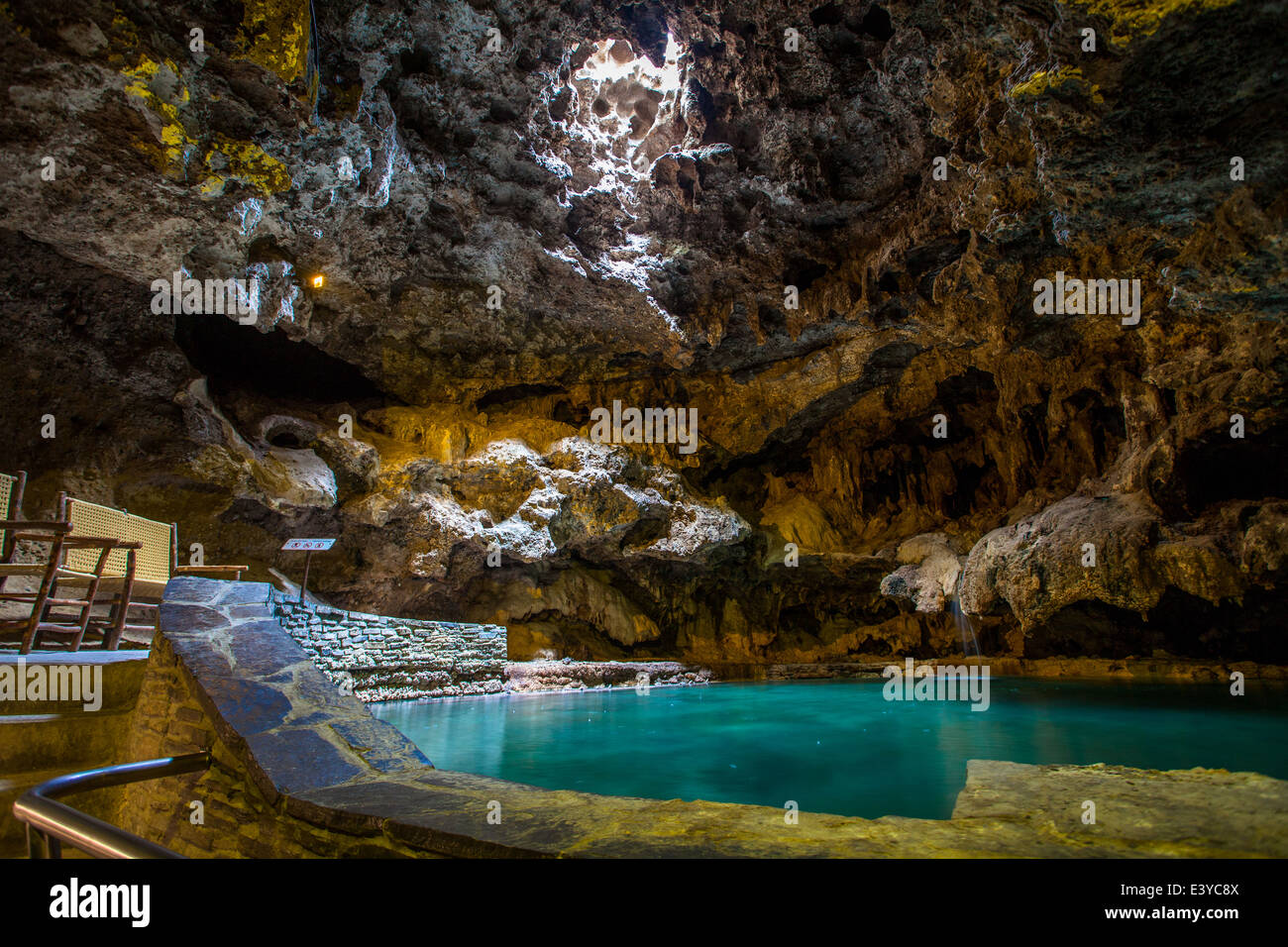 Cave and Basin Banff Canada Stock Photo Alamy