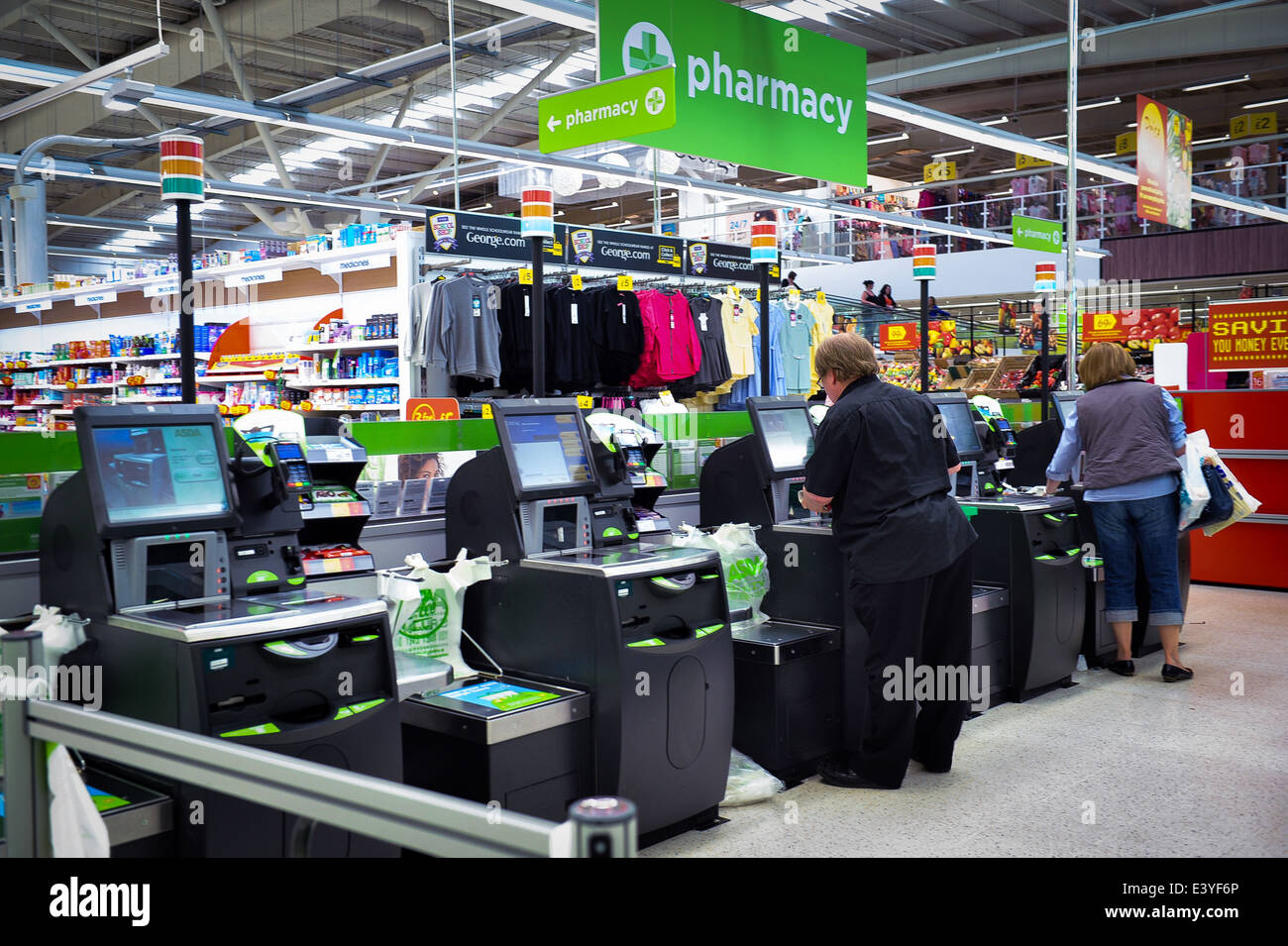 Asda self service till 2014 hires stock photography and images Alamy