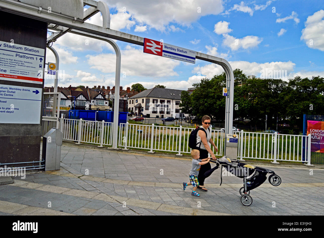 Wembley Stadium Train Station, London Borough of Brent, London, England