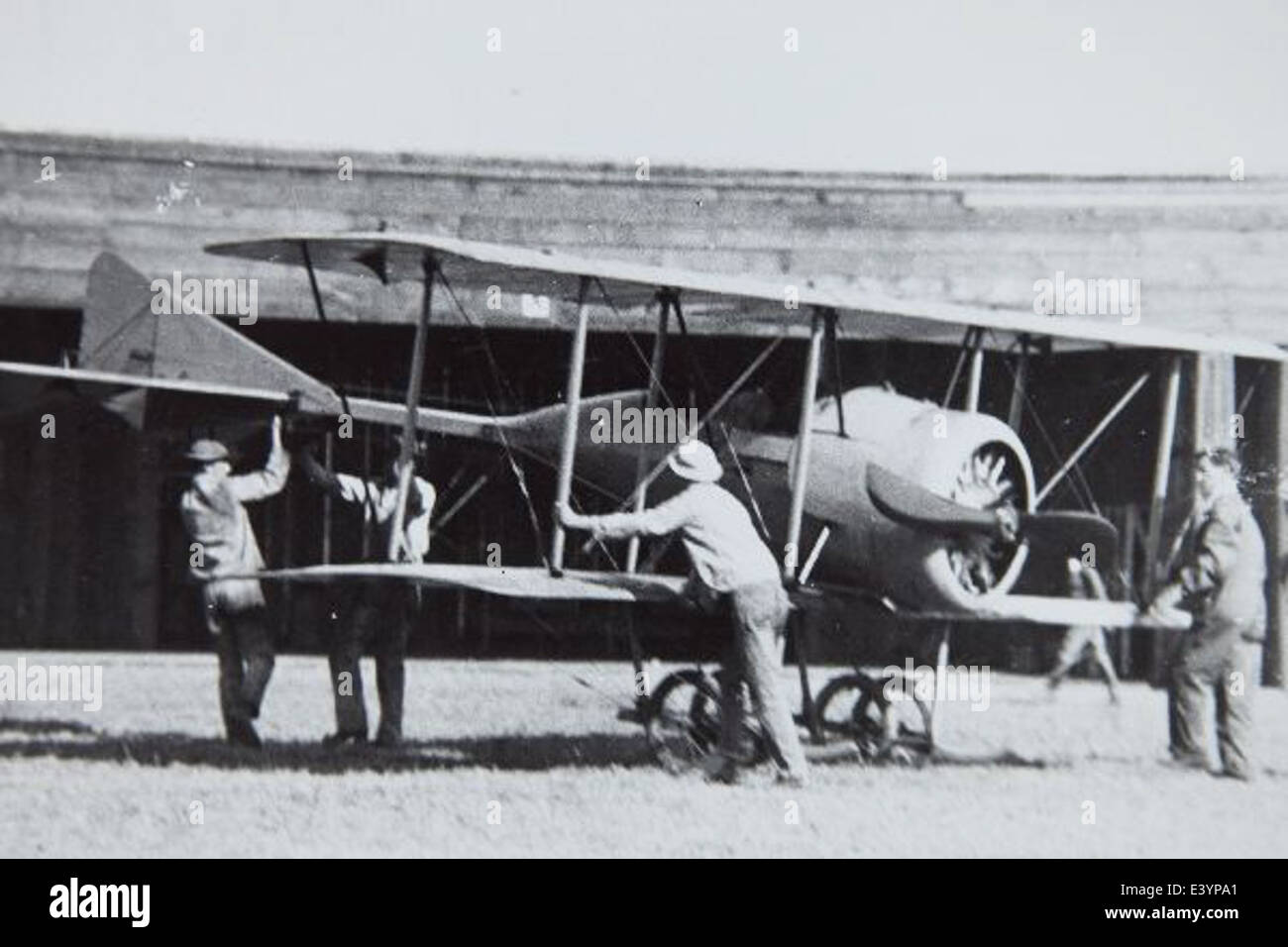 A Max Schmidt biplane, displayed at the San Diego Air and Space Museum ...