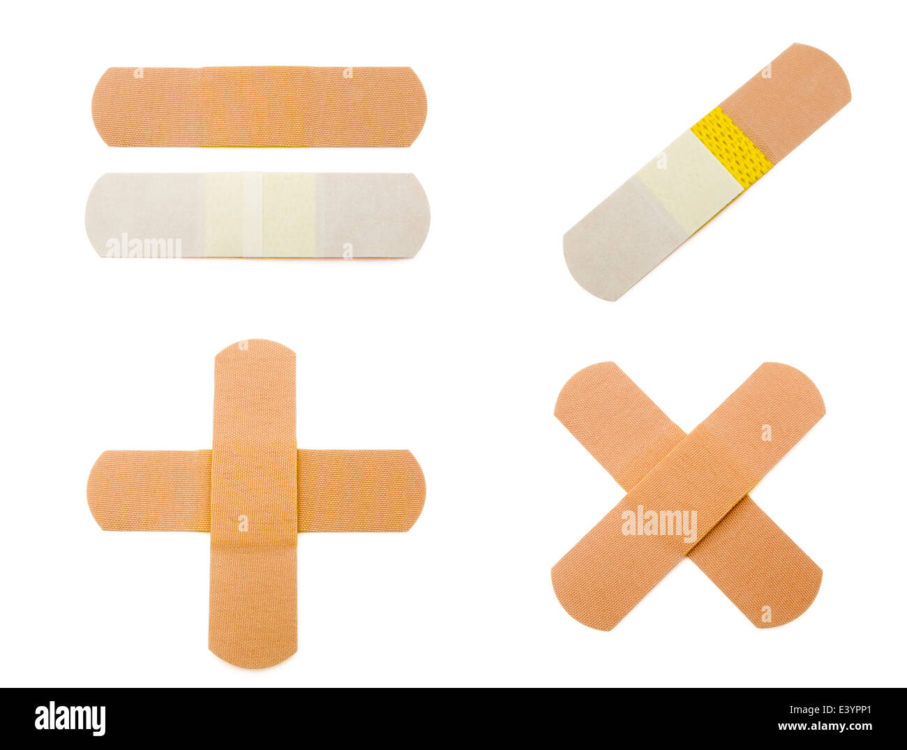 Firstaid plaster with clipping paths Stock Photo Alamy