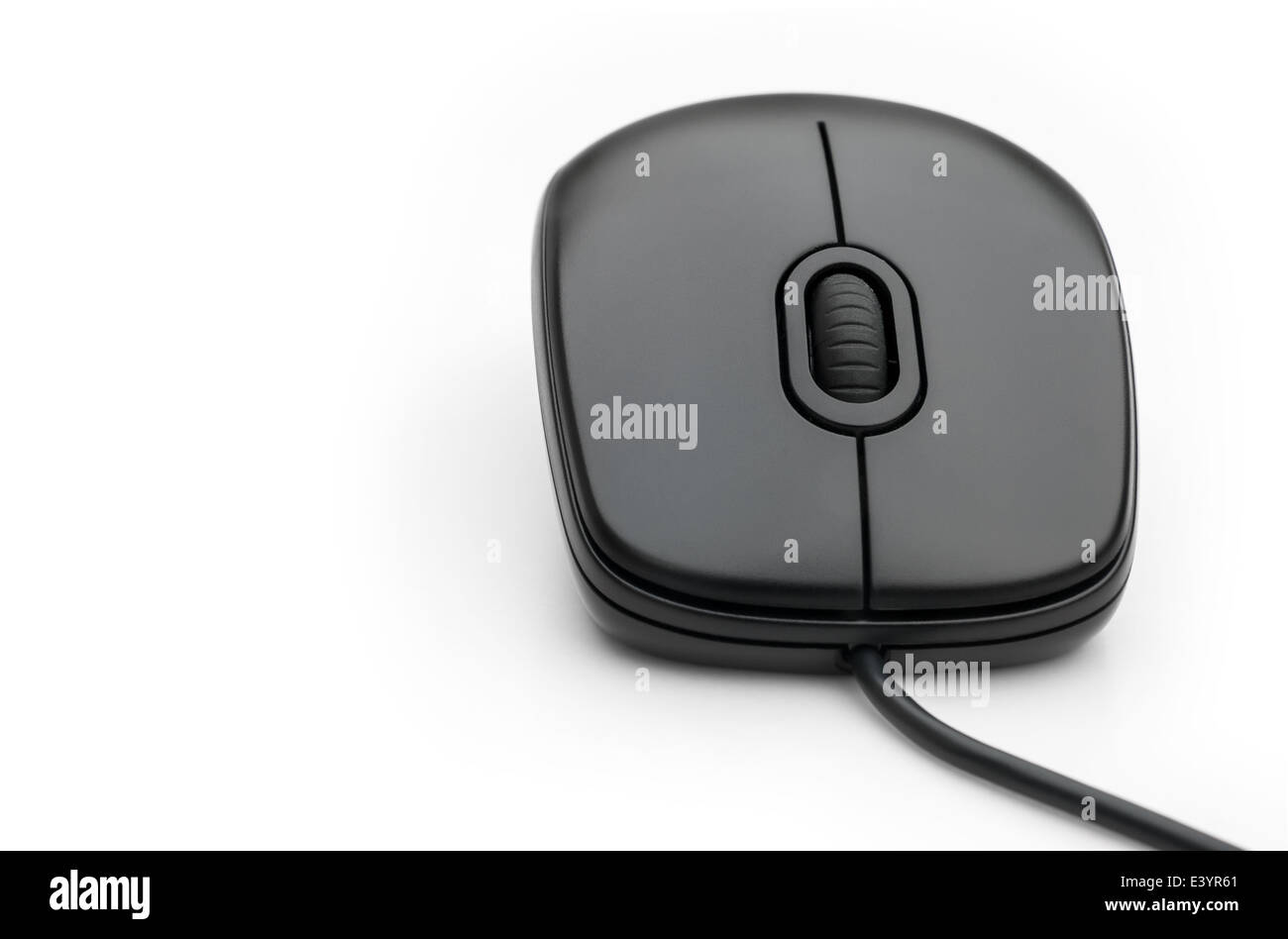 front view black mouse Stock Photo - Alamy