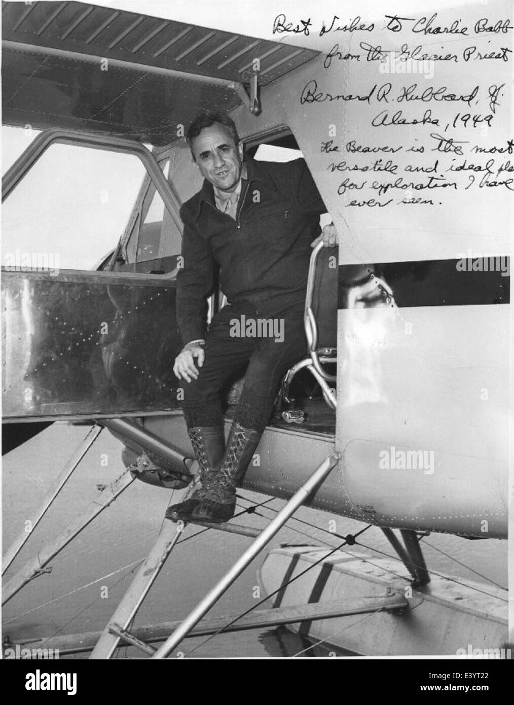BERNARD HUBBARD, GLACIER PRIEST, 1949 Stock Photo Alamy