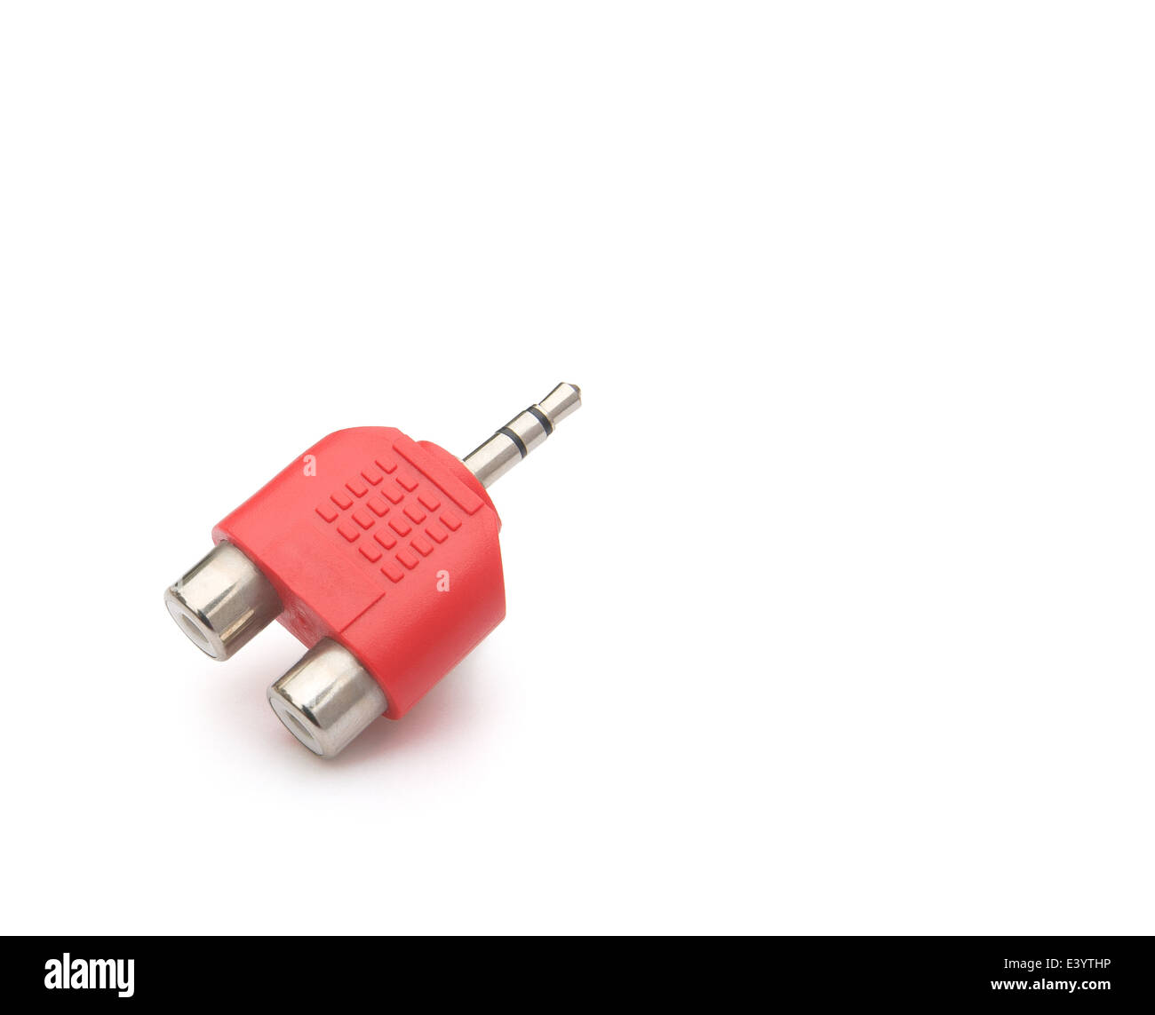 input & output plug with clipping path Stock Photo
