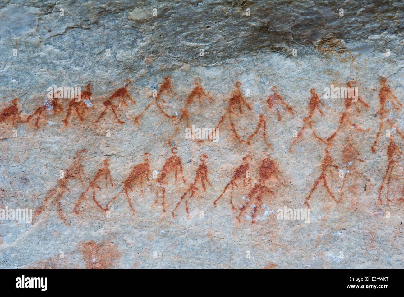 Rock art site called Elephant Hunt, Bushmans Kloof Wilderness Reserve