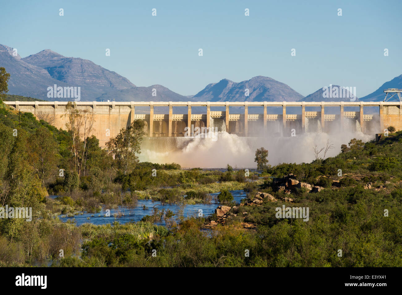 Clanwilliam Dam on the Olifants River, Clanwilliam, South Africa Stock Photo