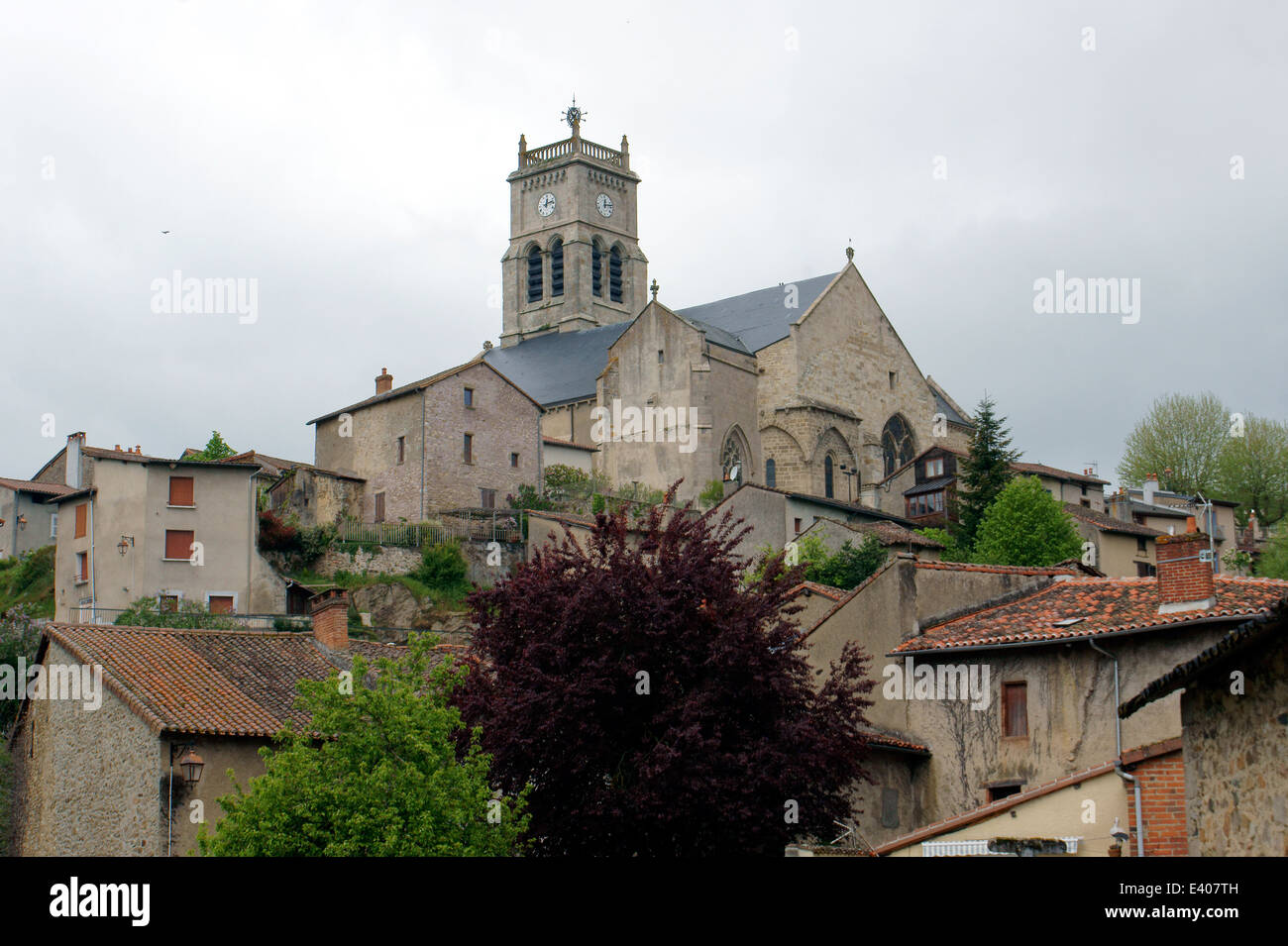PARISH BELLAC. (PAROIUSSE DE BELLAC) FROM LE PONT DE LA PIERRE Stock ...