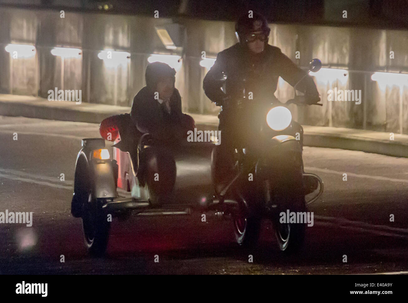 Filming takes place on the set of Johnny Depp's new movie Mortdecai