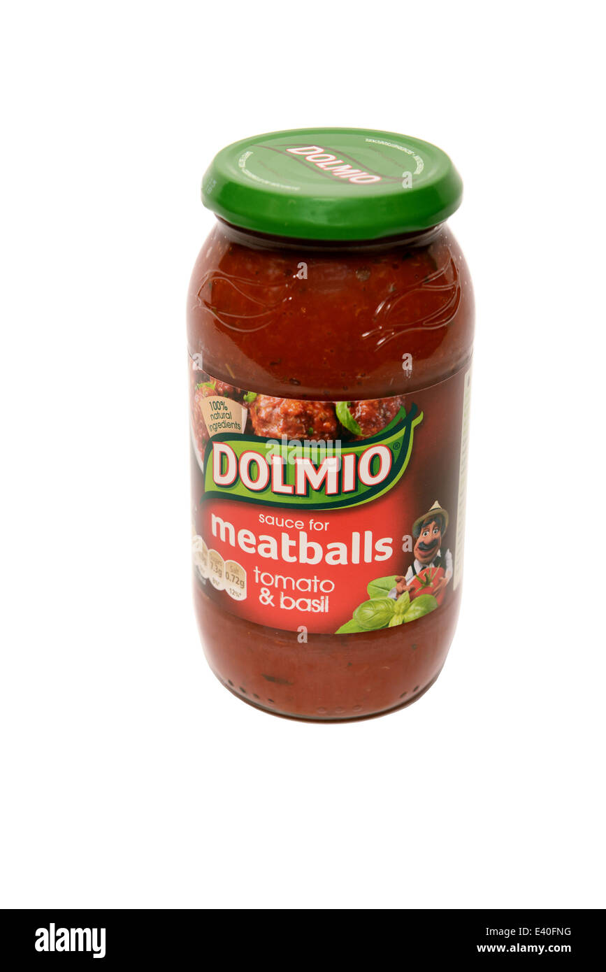 Dolmio Pasta Sauce Stock Photo Alamy