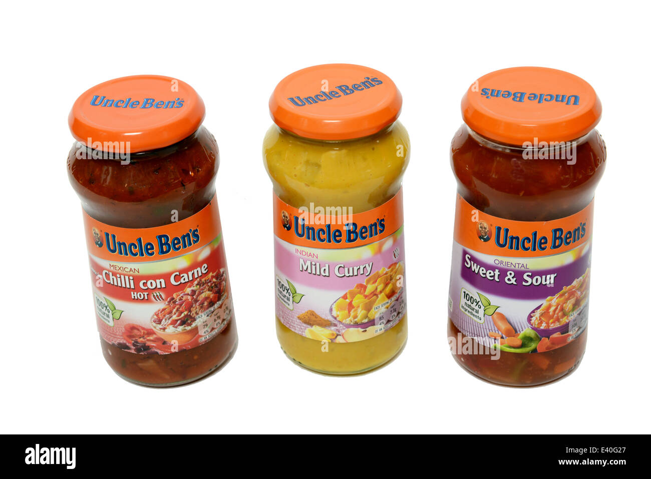Uncle Ben's Cooking Sauce Stock Photo